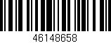 Código de barras (EAN, GTIN, SKU, ISBN): '46148658'