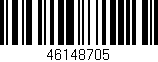Código de barras (EAN, GTIN, SKU, ISBN): '46148705'
