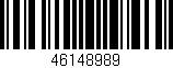 Código de barras (EAN, GTIN, SKU, ISBN): '46148989'