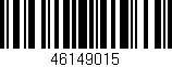 Código de barras (EAN, GTIN, SKU, ISBN): '46149015'