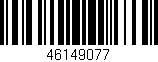 Código de barras (EAN, GTIN, SKU, ISBN): '46149077'