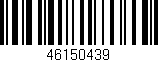 Código de barras (EAN, GTIN, SKU, ISBN): '46150439'