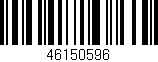 Código de barras (EAN, GTIN, SKU, ISBN): '46150596'