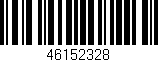 Código de barras (EAN, GTIN, SKU, ISBN): '46152328'