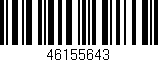 Código de barras (EAN, GTIN, SKU, ISBN): '46155643'