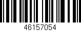 Código de barras (EAN, GTIN, SKU, ISBN): '46157054'