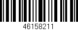 Código de barras (EAN, GTIN, SKU, ISBN): '46158211'