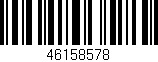 Código de barras (EAN, GTIN, SKU, ISBN): '46158578'