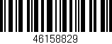Código de barras (EAN, GTIN, SKU, ISBN): '46158829'