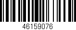 Código de barras (EAN, GTIN, SKU, ISBN): '46159076'