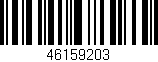 Código de barras (EAN, GTIN, SKU, ISBN): '46159203'