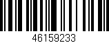 Código de barras (EAN, GTIN, SKU, ISBN): '46159233'