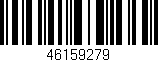 Código de barras (EAN, GTIN, SKU, ISBN): '46159279'