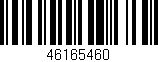 Código de barras (EAN, GTIN, SKU, ISBN): '46165460'