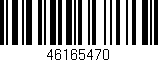 Código de barras (EAN, GTIN, SKU, ISBN): '46165470'
