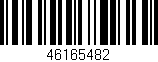 Código de barras (EAN, GTIN, SKU, ISBN): '46165482'