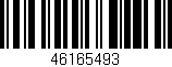 Código de barras (EAN, GTIN, SKU, ISBN): '46165493'
