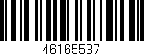 Código de barras (EAN, GTIN, SKU, ISBN): '46165537'