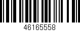 Código de barras (EAN, GTIN, SKU, ISBN): '46165558'