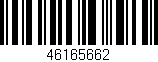 Código de barras (EAN, GTIN, SKU, ISBN): '46165662'