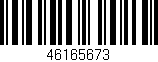 Código de barras (EAN, GTIN, SKU, ISBN): '46165673'