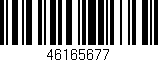 Código de barras (EAN, GTIN, SKU, ISBN): '46165677'
