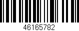 Código de barras (EAN, GTIN, SKU, ISBN): '46165782'