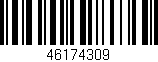Código de barras (EAN, GTIN, SKU, ISBN): '46174309'