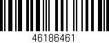Código de barras (EAN, GTIN, SKU, ISBN): '46186461'