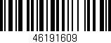 Código de barras (EAN, GTIN, SKU, ISBN): '46191609'