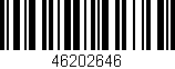 Código de barras (EAN, GTIN, SKU, ISBN): '46202646'