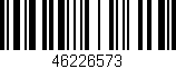 Código de barras (EAN, GTIN, SKU, ISBN): '46226573'