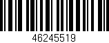Código de barras (EAN, GTIN, SKU, ISBN): '46245519'