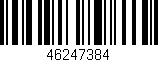 Código de barras (EAN, GTIN, SKU, ISBN): '46247384'