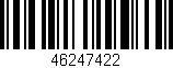 Código de barras (EAN, GTIN, SKU, ISBN): '46247422'