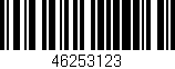 Código de barras (EAN, GTIN, SKU, ISBN): '46253123'