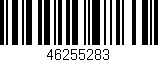 Código de barras (EAN, GTIN, SKU, ISBN): '46255283'
