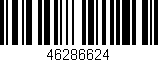 Código de barras (EAN, GTIN, SKU, ISBN): '46286624'