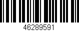 Código de barras (EAN, GTIN, SKU, ISBN): '46289591'