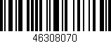 Código de barras (EAN, GTIN, SKU, ISBN): '46308070'
