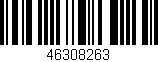 Código de barras (EAN, GTIN, SKU, ISBN): '46308263'