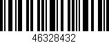 Código de barras (EAN, GTIN, SKU, ISBN): '46328432'