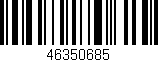 Código de barras (EAN, GTIN, SKU, ISBN): '46350685'