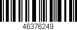Código de barras (EAN, GTIN, SKU, ISBN): '46376249'