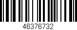 Código de barras (EAN, GTIN, SKU, ISBN): '46376732'