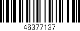 Código de barras (EAN, GTIN, SKU, ISBN): '46377137'