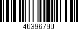 Código de barras (EAN, GTIN, SKU, ISBN): '46396790'