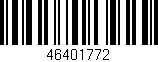 Código de barras (EAN, GTIN, SKU, ISBN): '46401772'