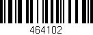 Código de barras (EAN, GTIN, SKU, ISBN): '464102'