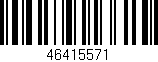 Código de barras (EAN, GTIN, SKU, ISBN): '46415571'